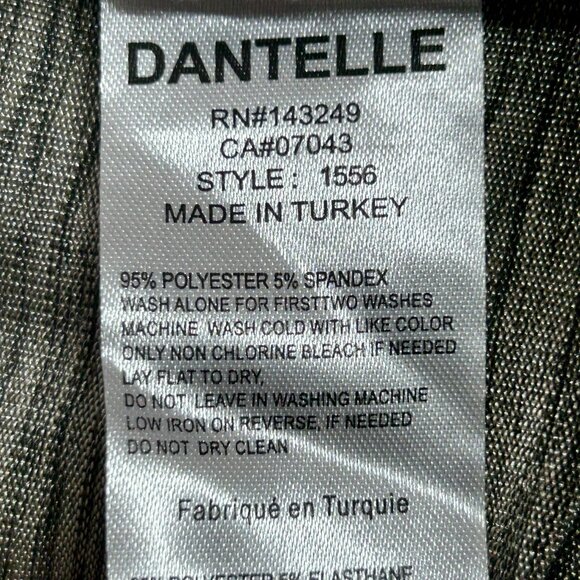 Dantelle Foil Print Step Hem Top in Coffee Copper - Size Large - Picture 6 of 6